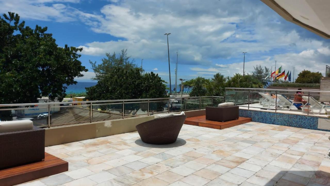 Flat na praia da Barra da Tijuca Rio de Janeiro Bagian luar foto